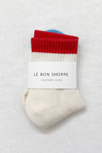 Le Bon Shoppe Color Block Girlfriend Socks