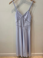 forte_forte "Les Fleurs" Embroidery Popline Straps Dress