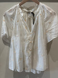 forte_forte "Petites Fleurs" Embroidery Voile Bohemienne Shirt