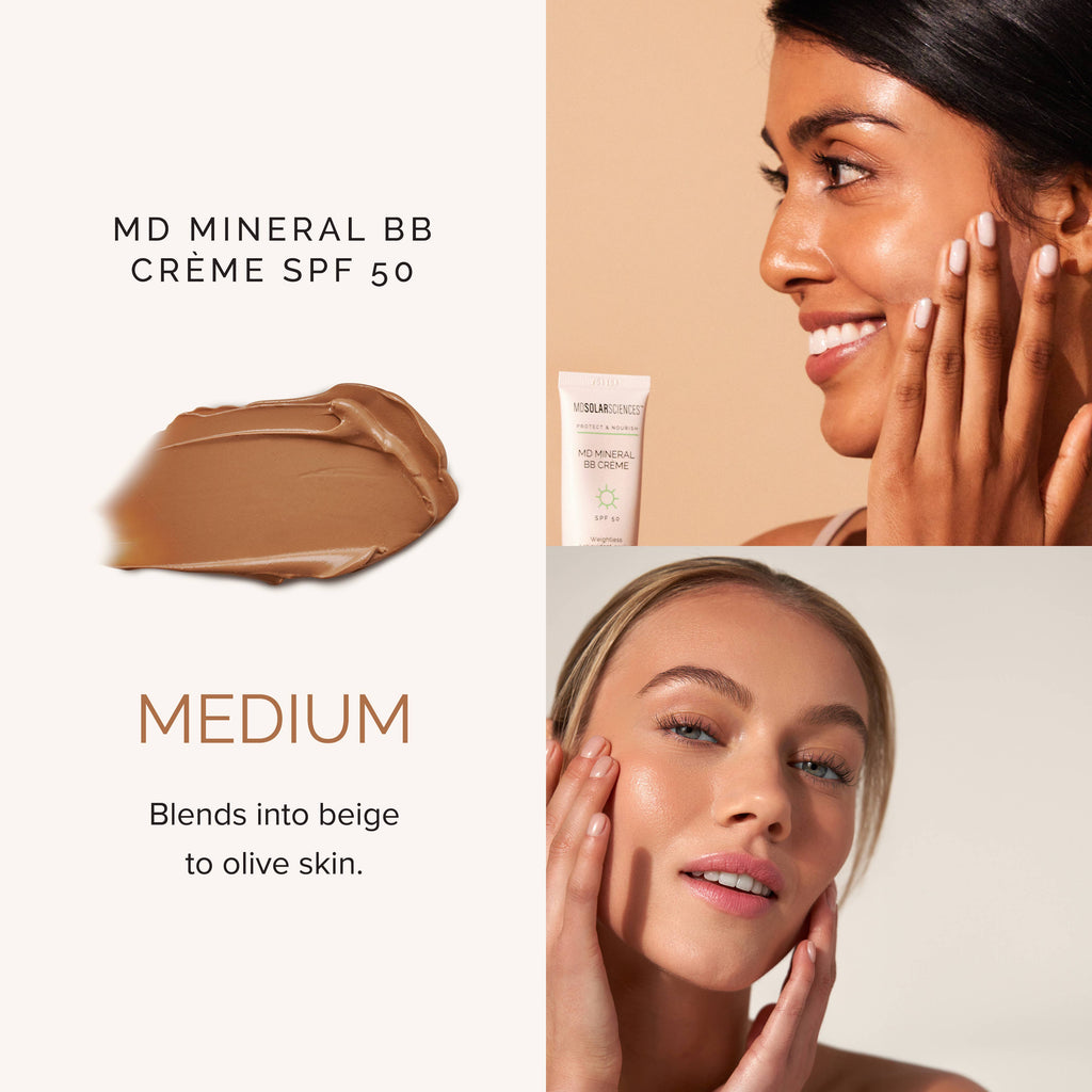 MD Solar Sciences Mineral BB Crème SPF 50 Medium Tinted Sunscreen