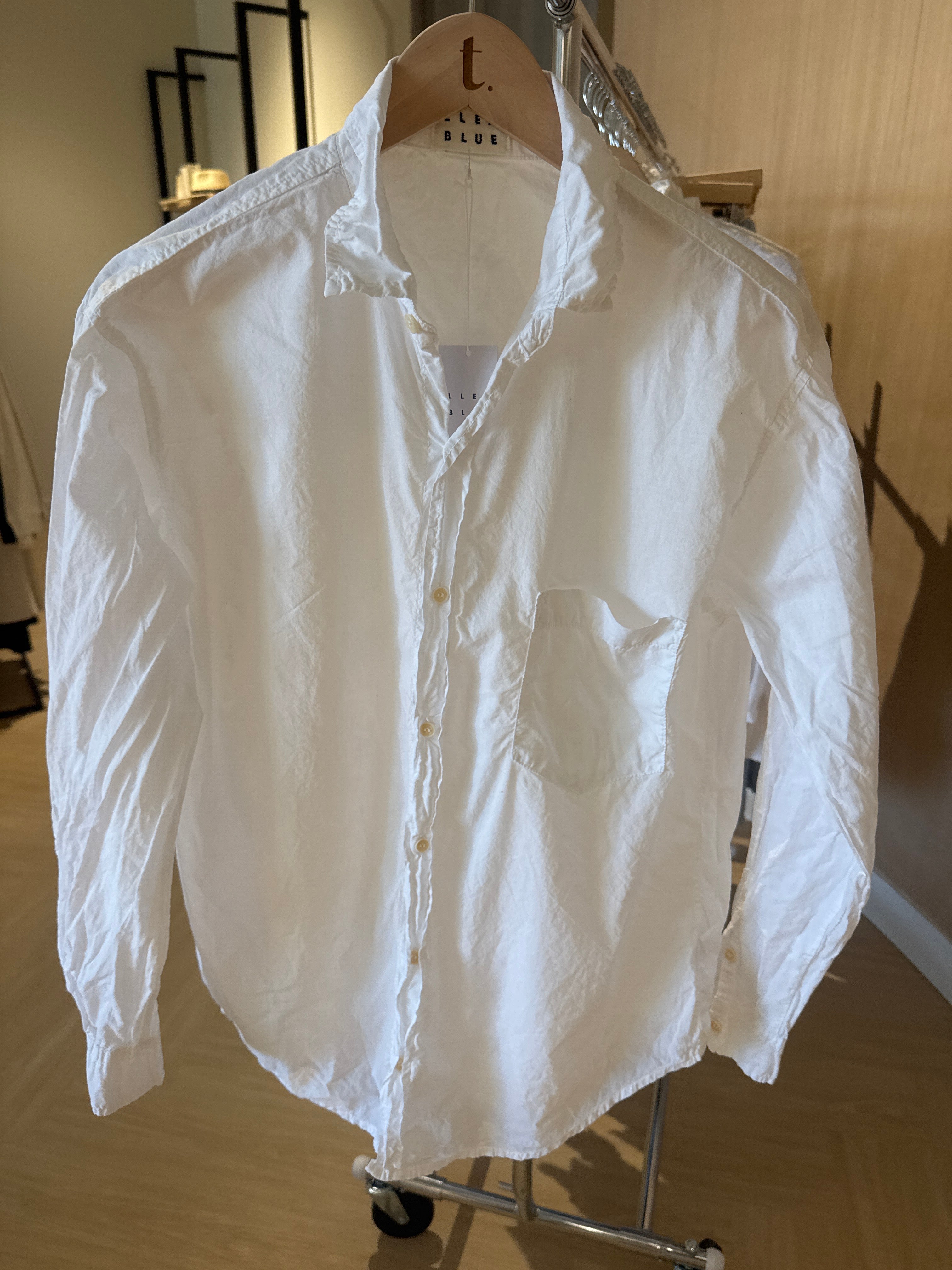 Llea Blue Alix Long Sleeve Button Down