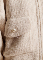 KANADA KNITTED JACKET WITH FUR