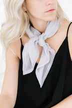 Fine Organic Cotton Neckscarf - Wrap Dye