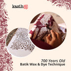 Kasih Large 39" Hand Dyed Batik Bandana, 100% Soft Cotton, Assorted Colors
