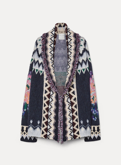"the highlands garden" jacquard oversized sweater