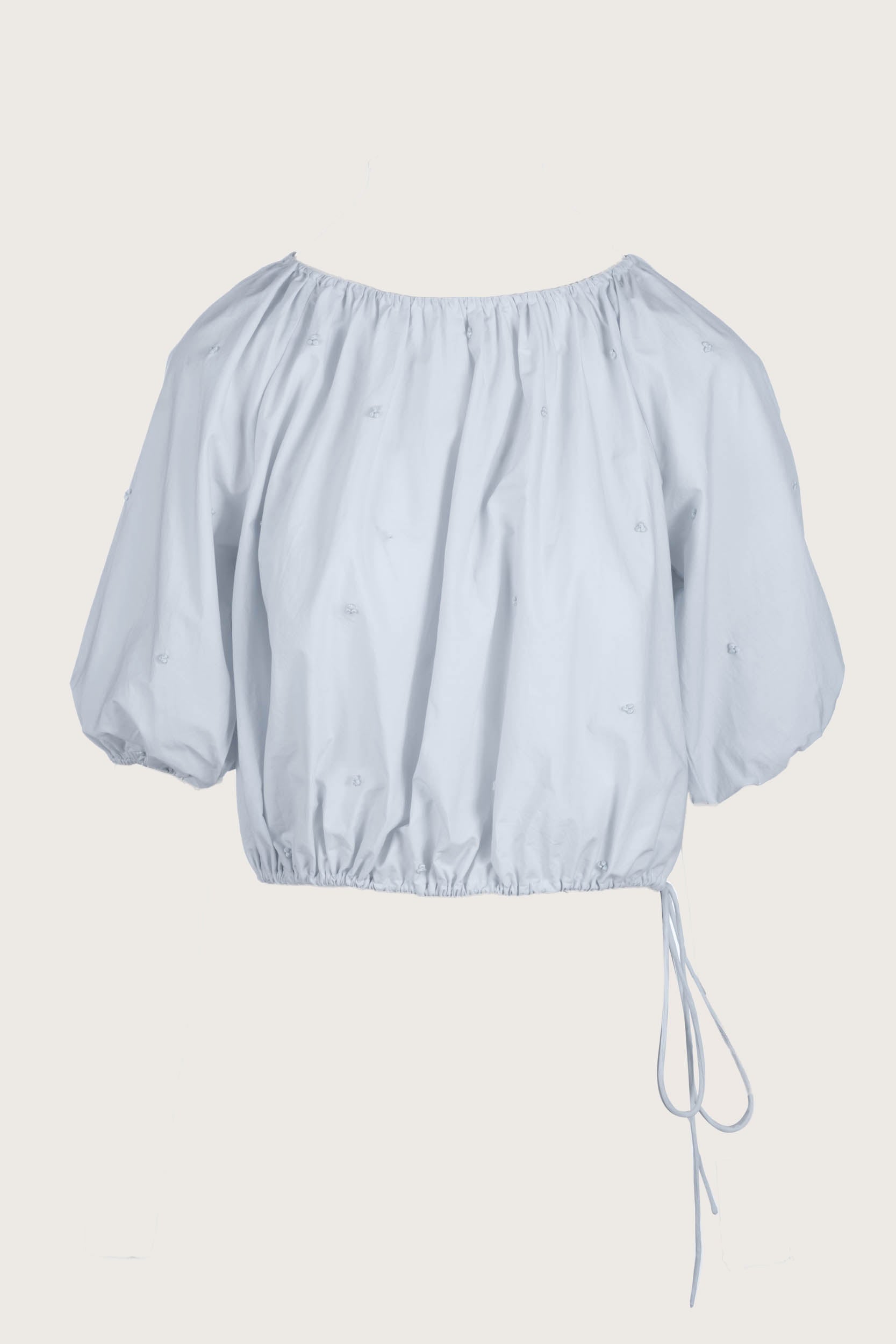Lotus Embroidered Top