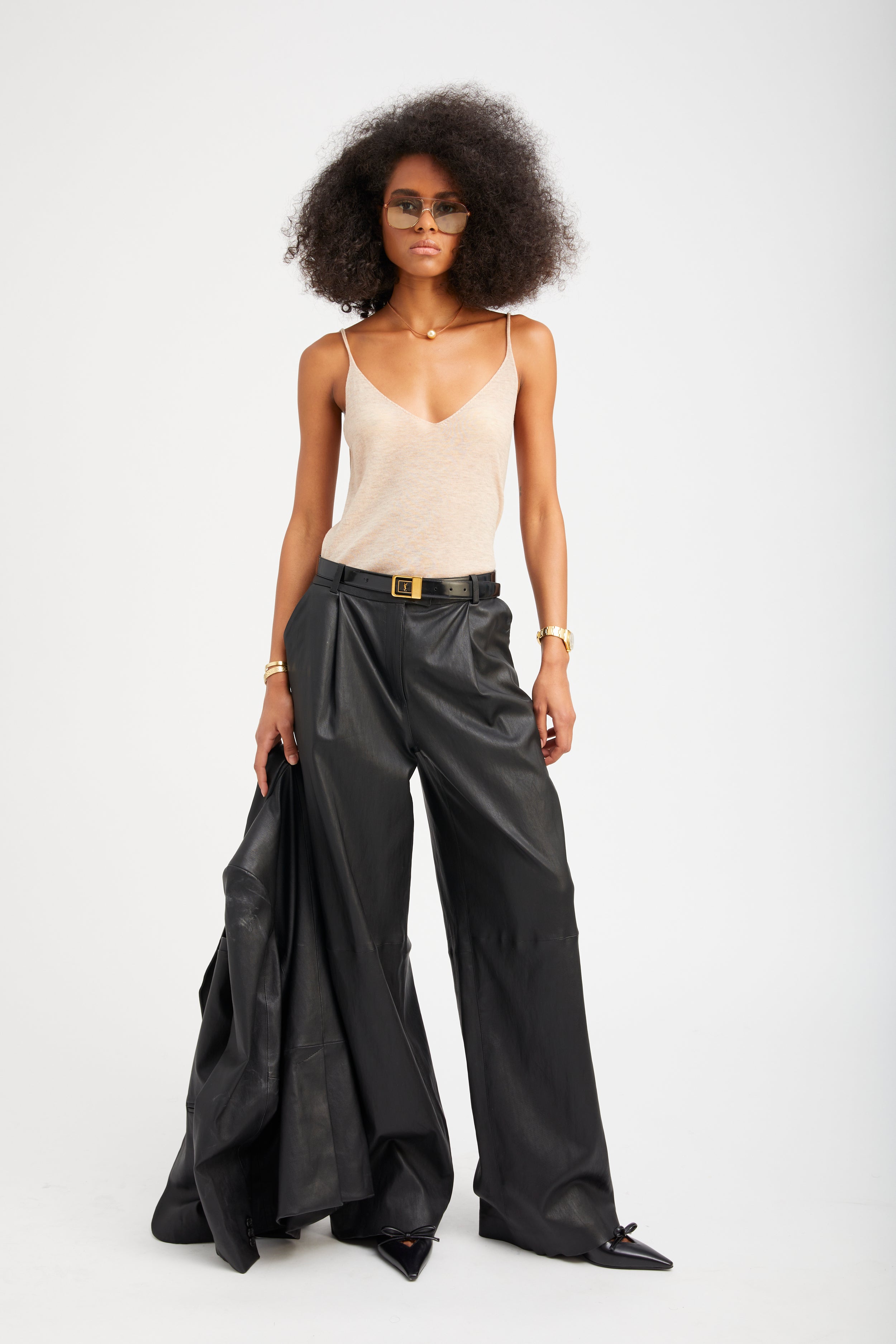 PALOMA PLEATED TROUSERS
