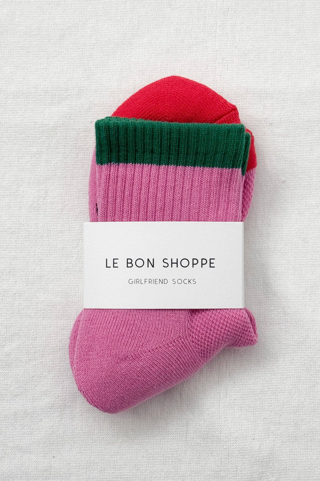 Le Bon Shoppe Color Block Girlfriend Socks