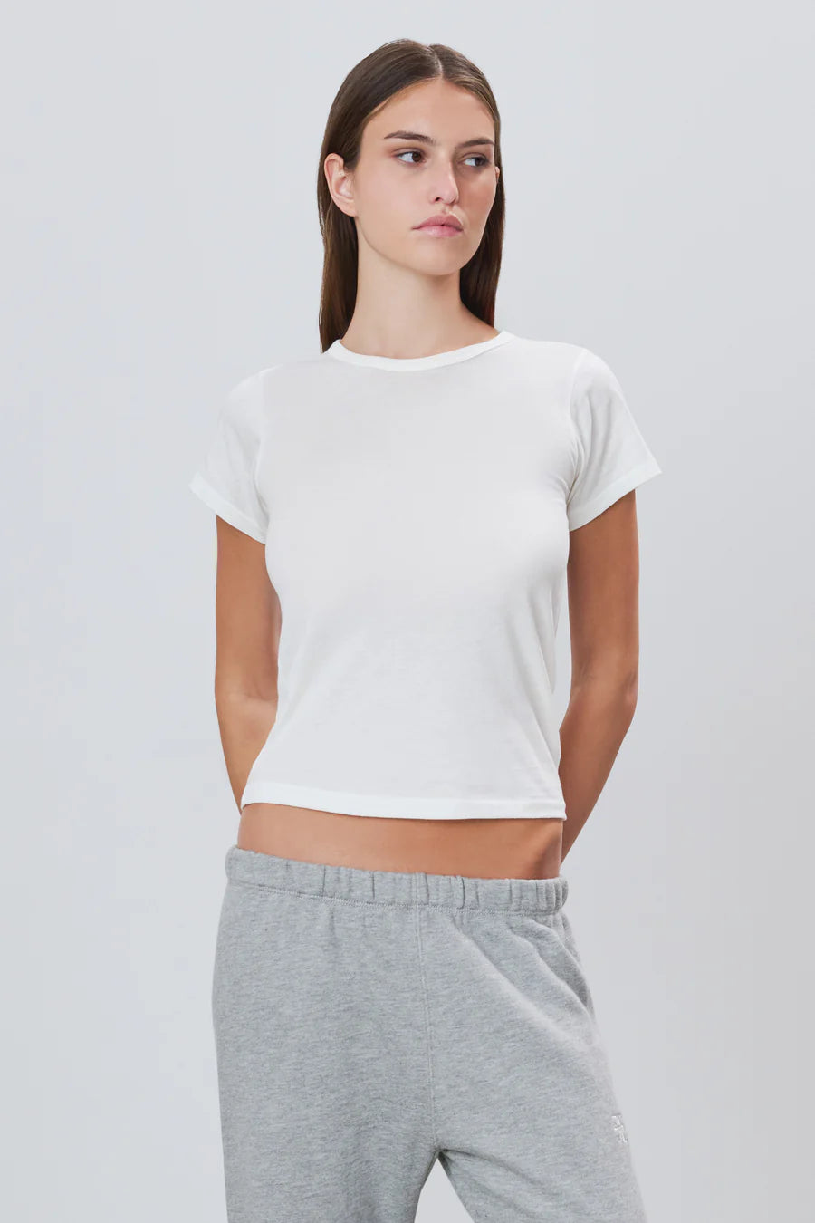 Eterne Fitted Crewneck Short Sleeve Tee