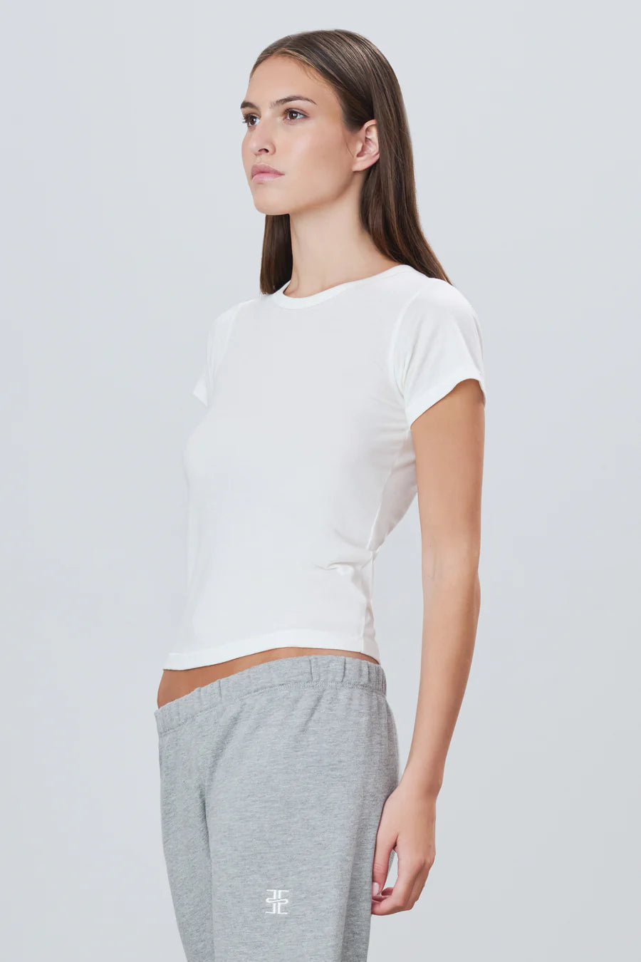 Eterne Fitted Crewneck Short Sleeve Tee