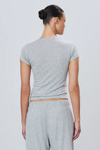 Eterne Fitted Crewneck Short Sleeve Tee