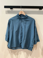 Llea Blue Ophelia Cropped blouse