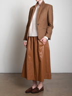 Claudia Skirt In Faux Leather
