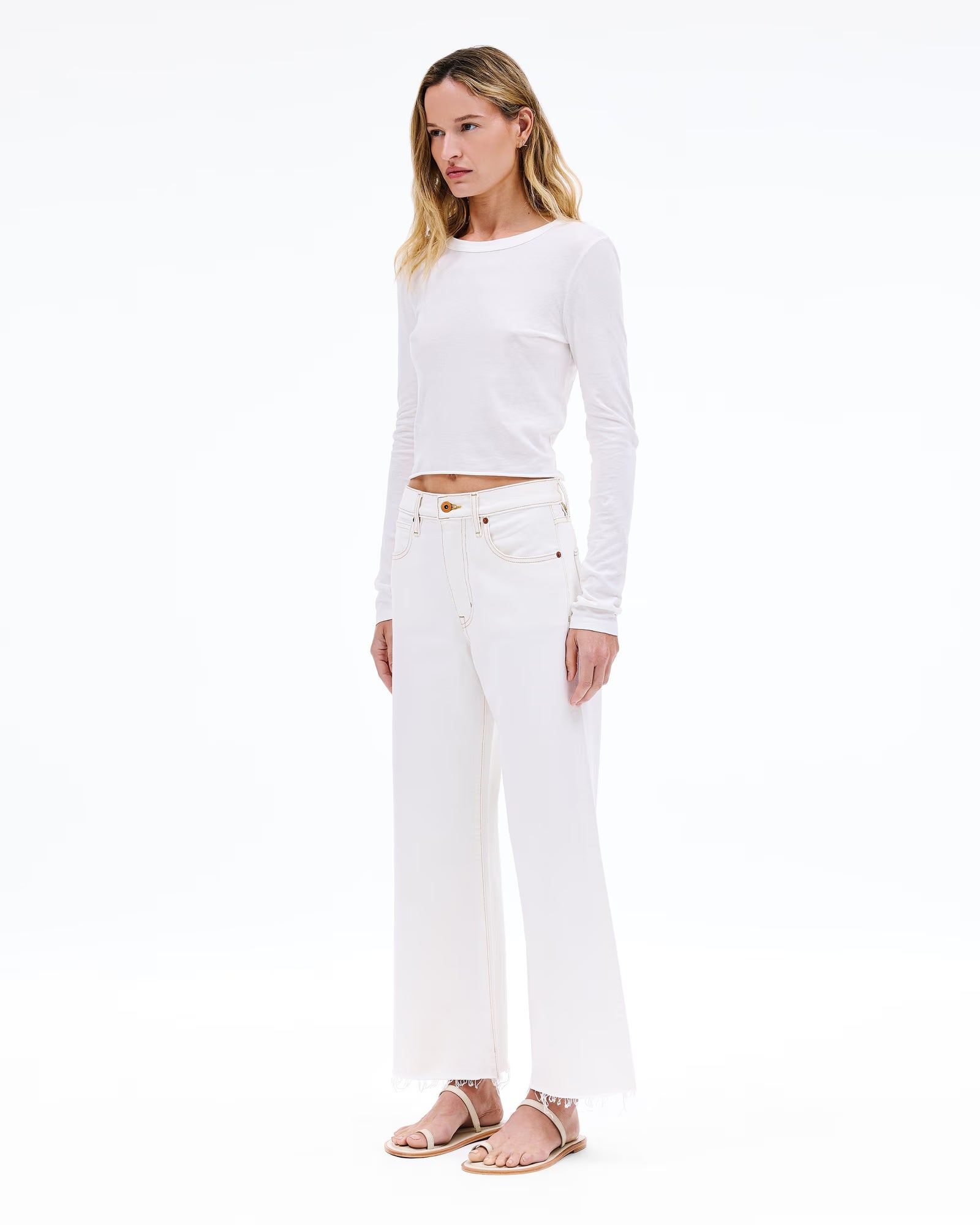 SLVRLAKE Grace Crop Natural White