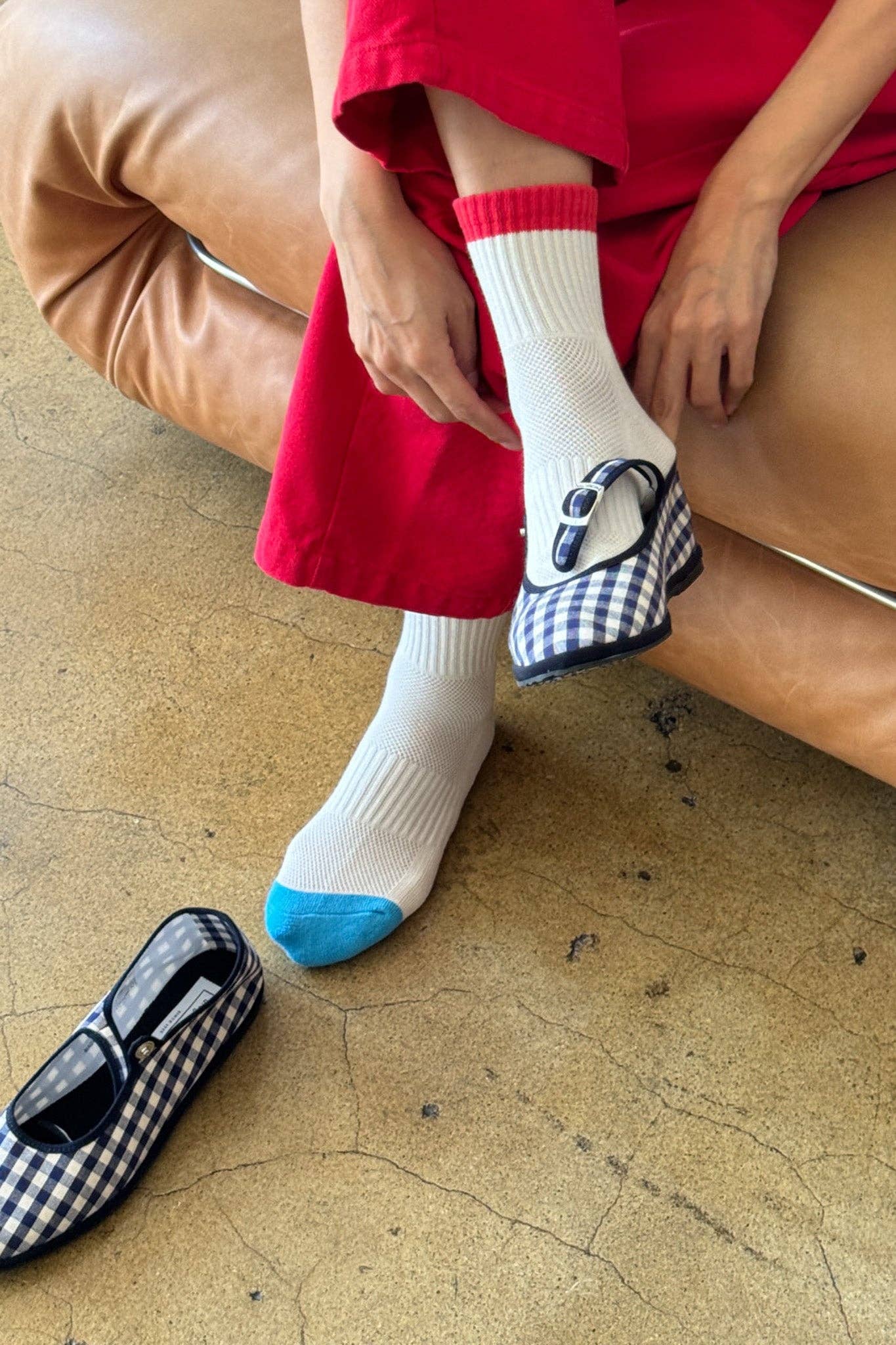 Le Bon Shoppe Color Block Girlfriend Socks