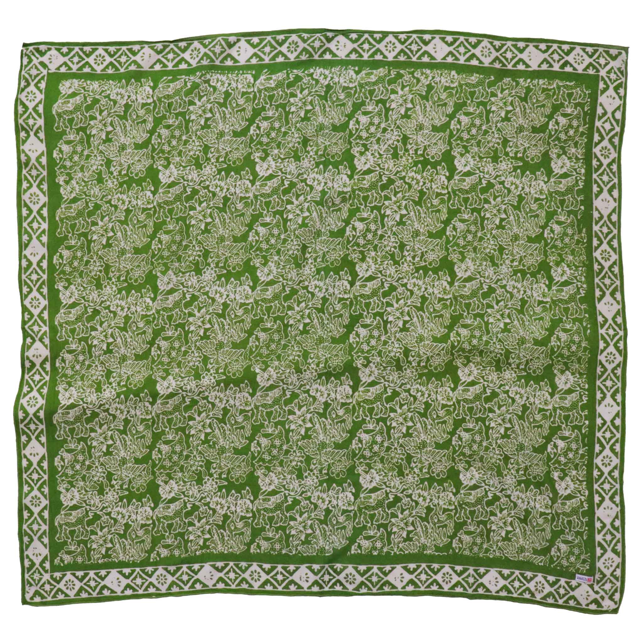 Kasih Large 39" Hand Dyed Batik Bandana, 100% Soft Cotton, Assorted Colors