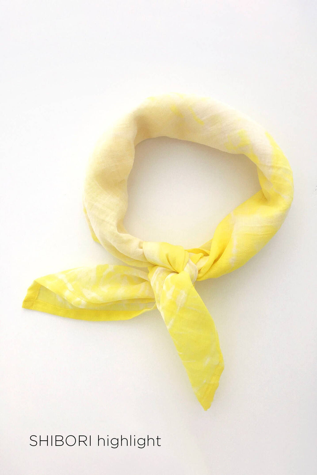 Fine Organic Cotton Neckscarf - Wrap Dye