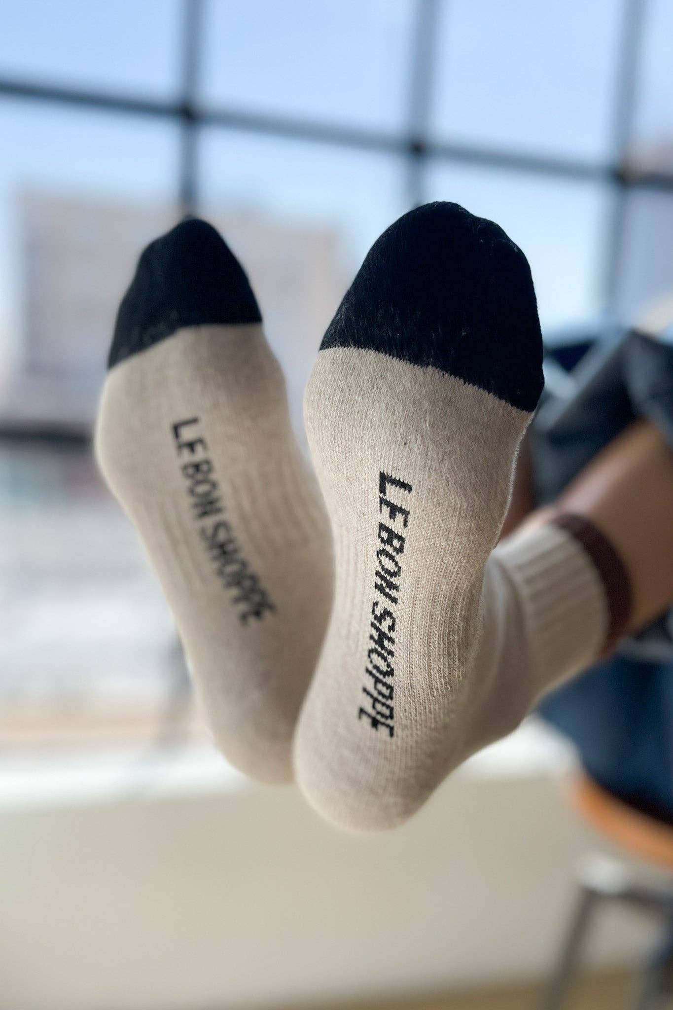 Le Bon Shoppe Color Block Girlfriend Socks