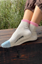 Le Bon Shoppe Color Block Girlfriend Socks
