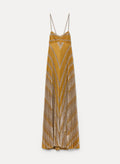 rising sun soleil plisse' dress