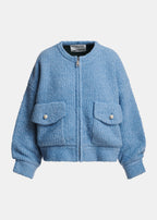 KANADA KNITTED JACKET WITH FUR