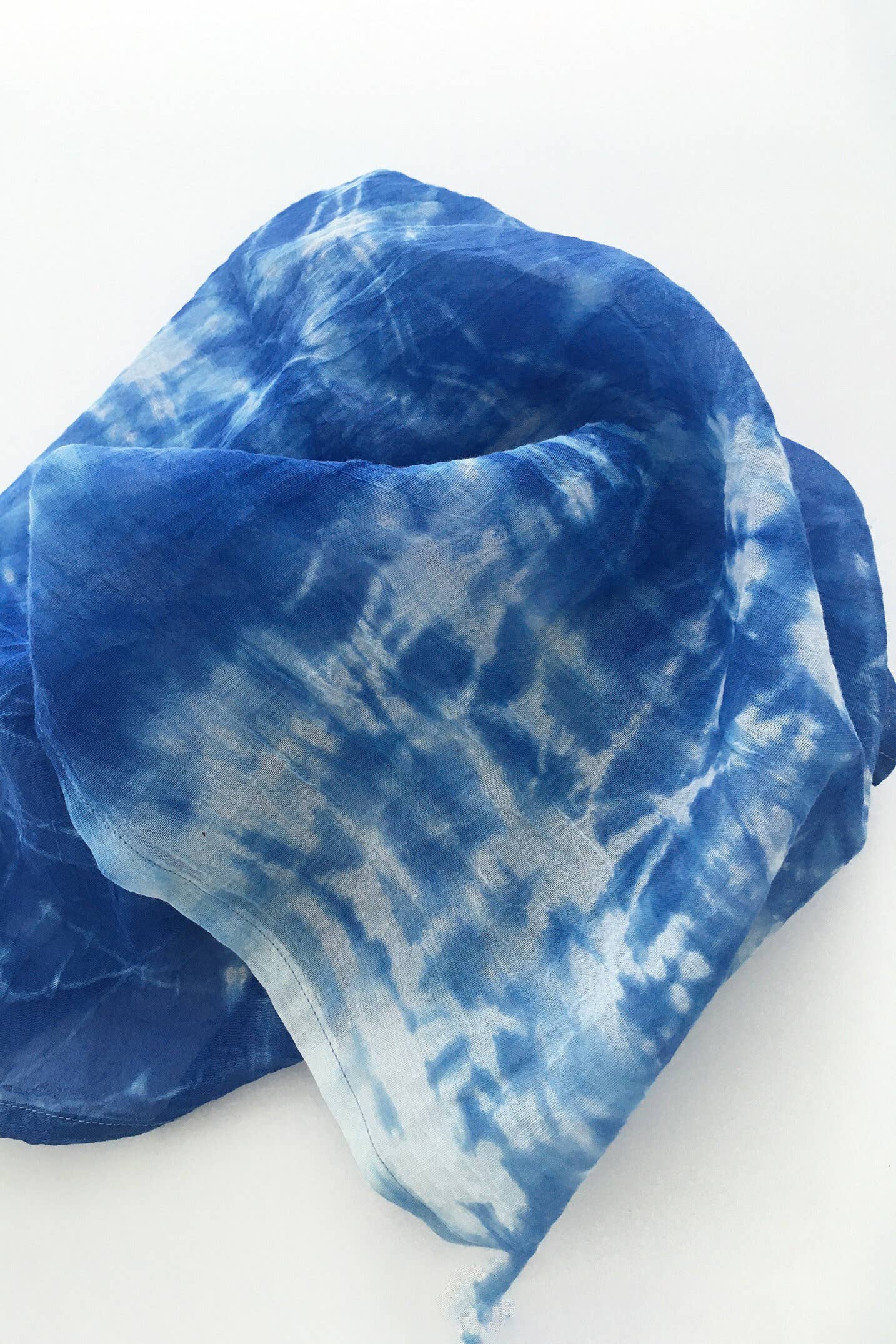 Fine Organic Cotton Neckscarf - Wrap Dye