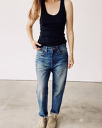 The Ribbed Tank Top Black
