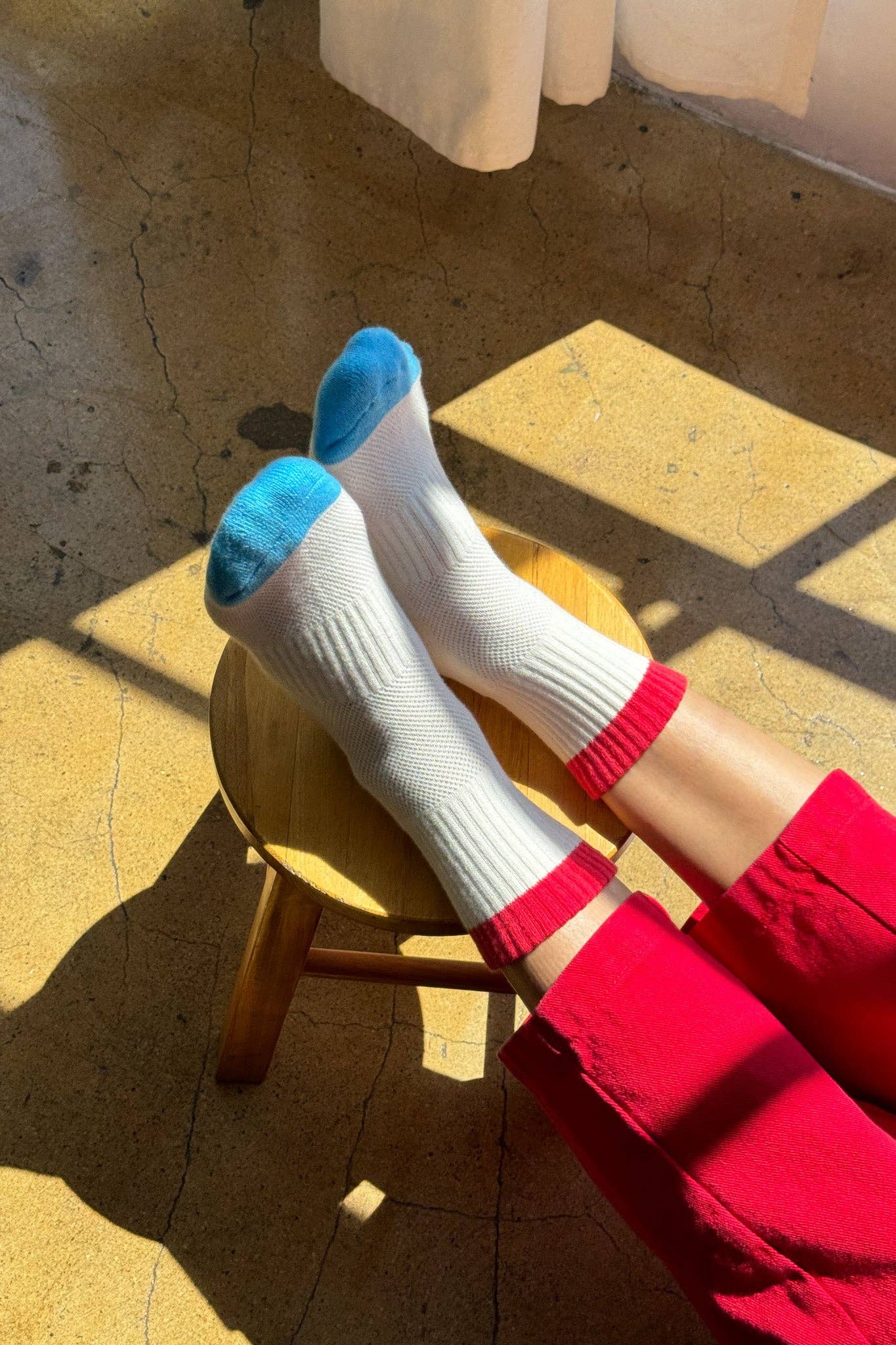 Le Bon Shoppe Color Block Girlfriend Socks
