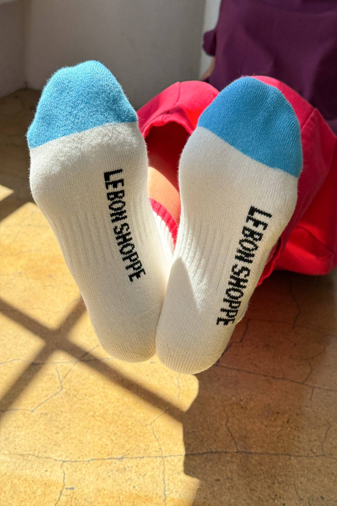 Le Bon Shoppe Color Block Girlfriend Socks