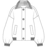KAMORE KNIT JACKET WITH COLLAR