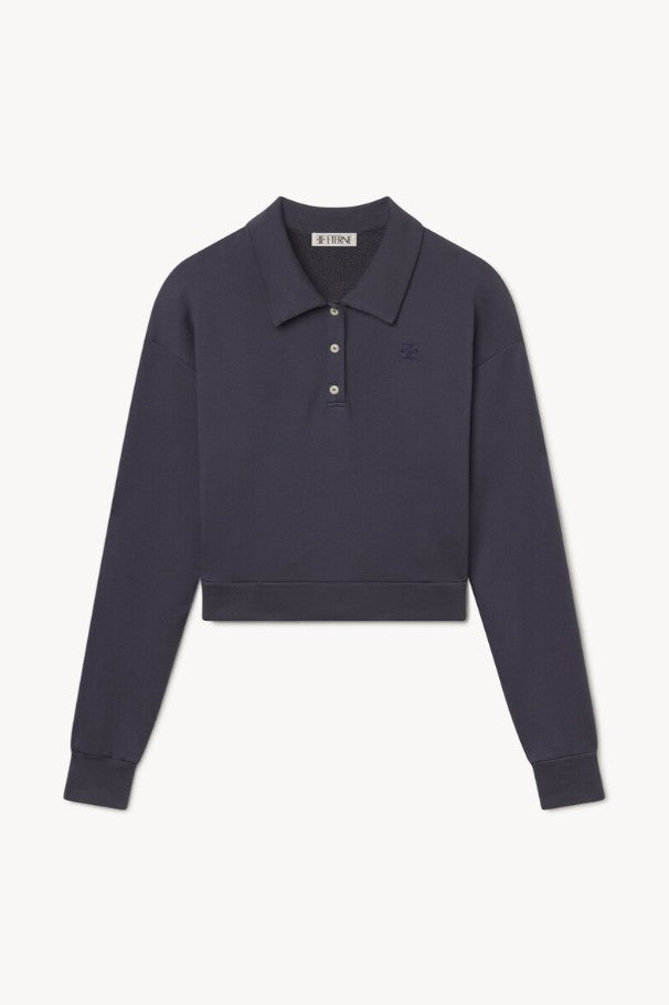 OFT3073 - CROPPED POLO SWEATSHIRT