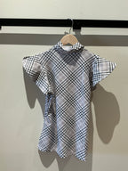The Bubble Flutter Top Heritage Plaid