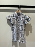 The Bubble Flutter Top Heritage Plaid