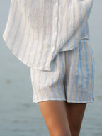 Luciee Linen Crinkle Shorts