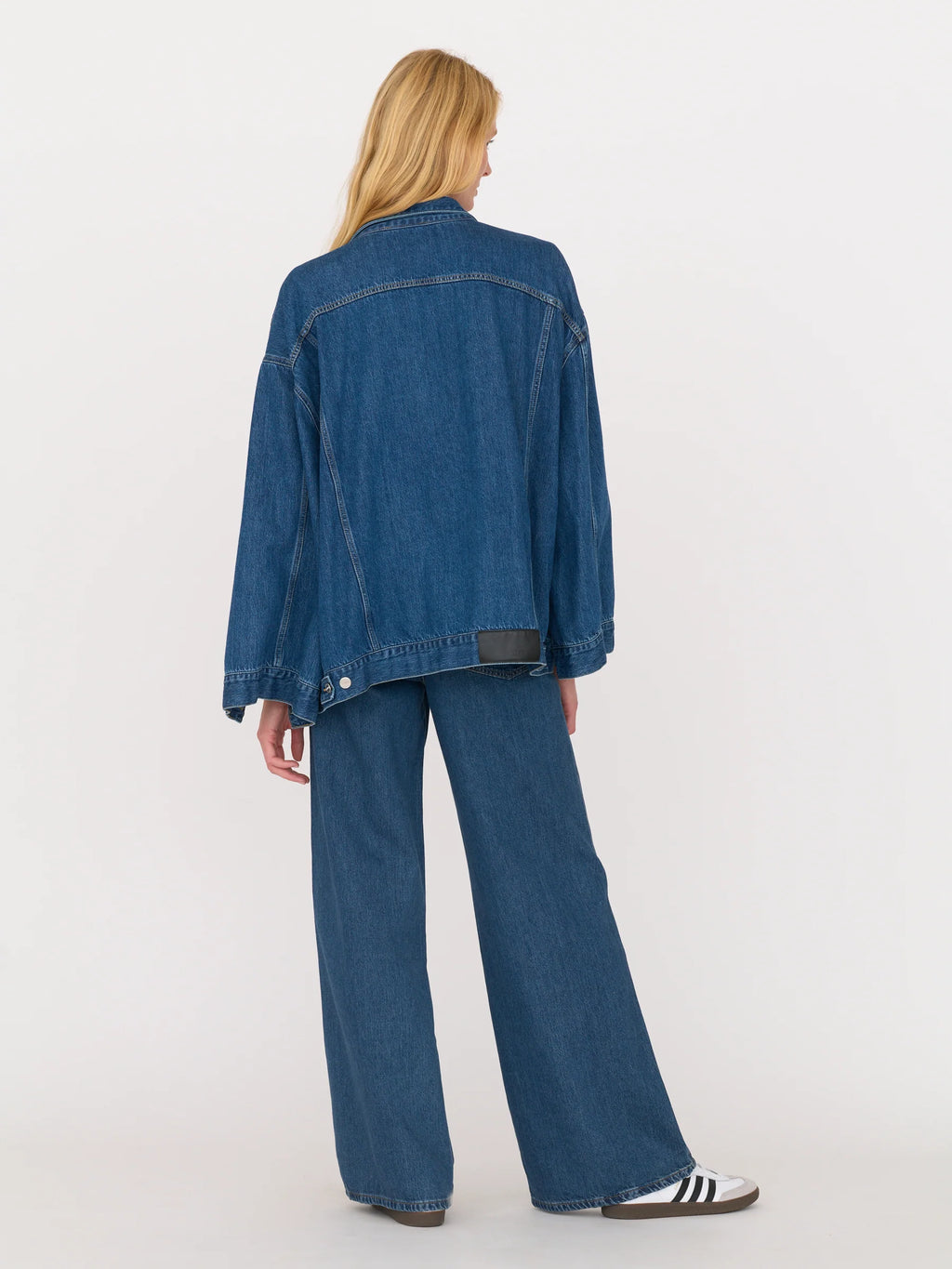 Secular Denim Capelet Jacket