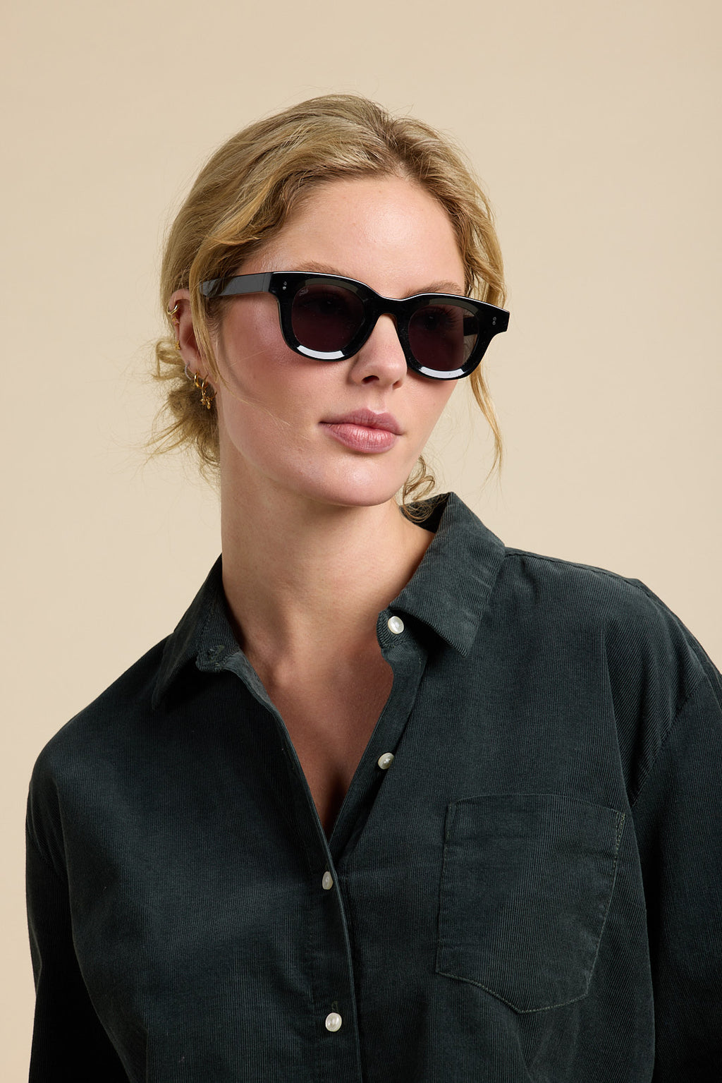  Nessa Shirt Deep Teal Cord