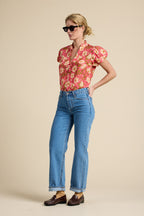 Luna Blouse Rancho Rose