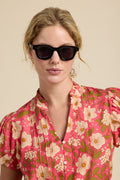 Luna Blouse Rancho Rose