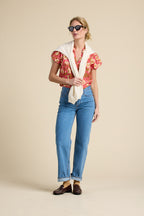Luna Blouse Rancho Rose