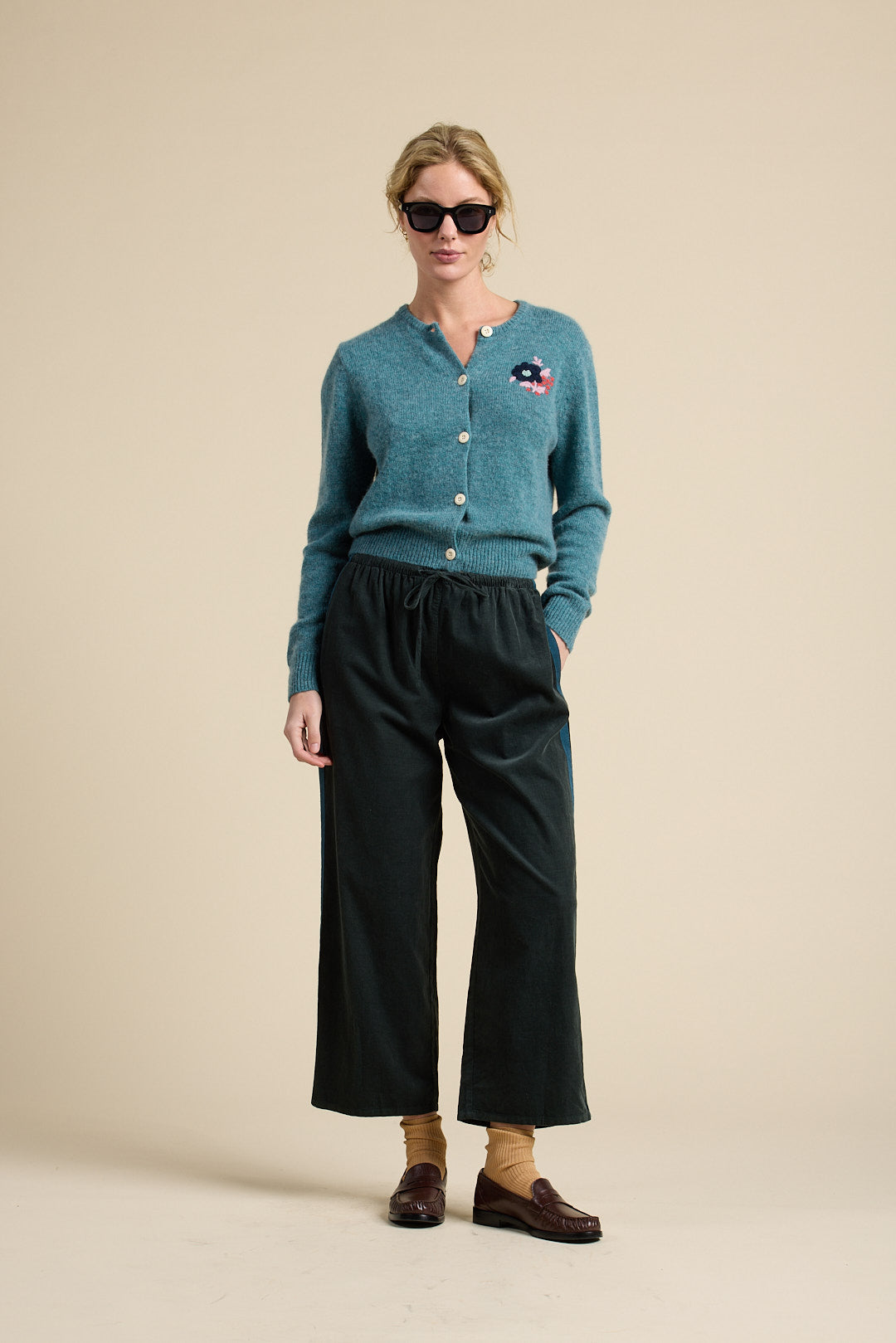 Joey Pant Deep Teal Cord