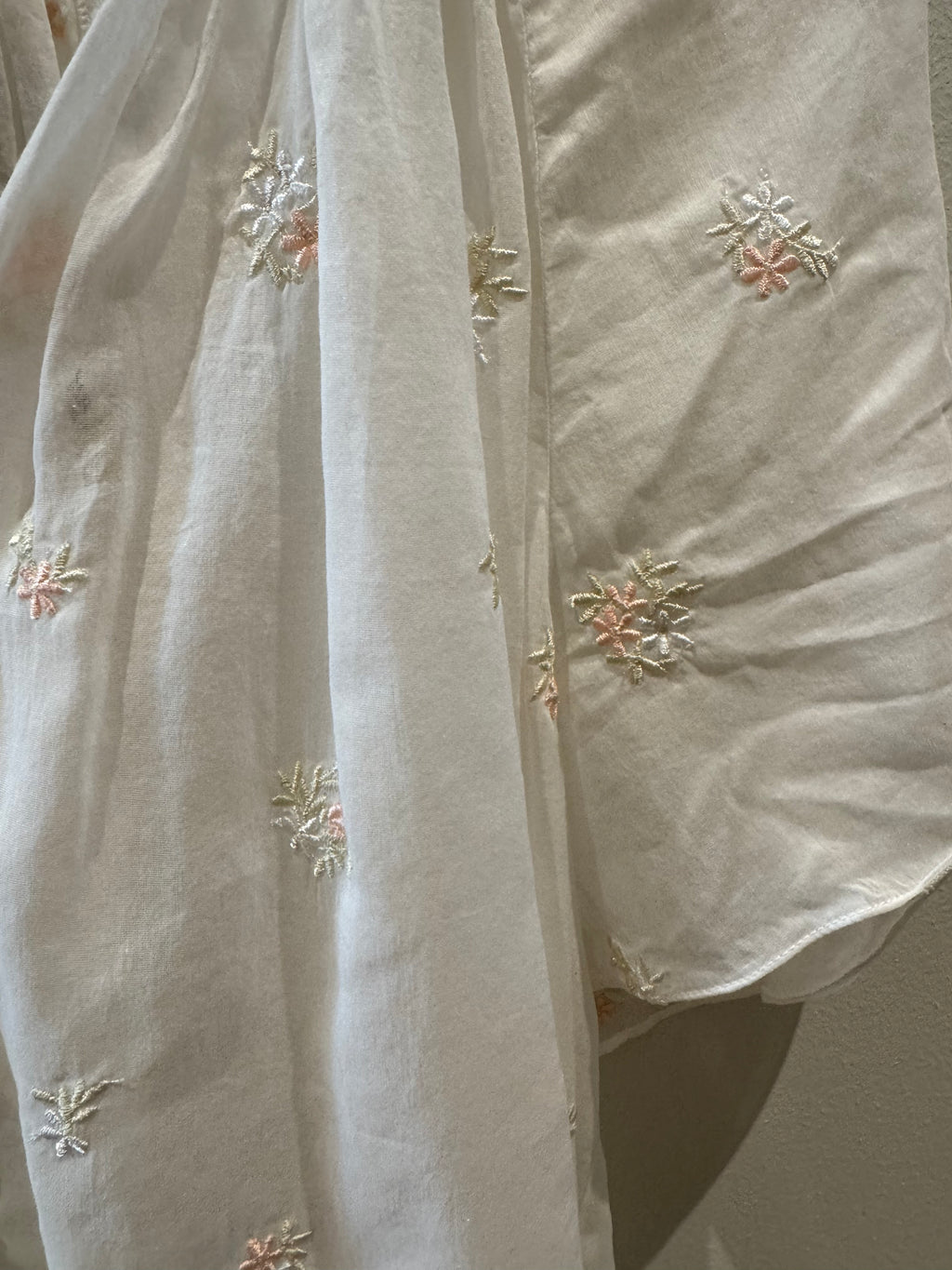forte_forte "Petites Fleurs" Embroidery Voile Bohemienne Shirt
