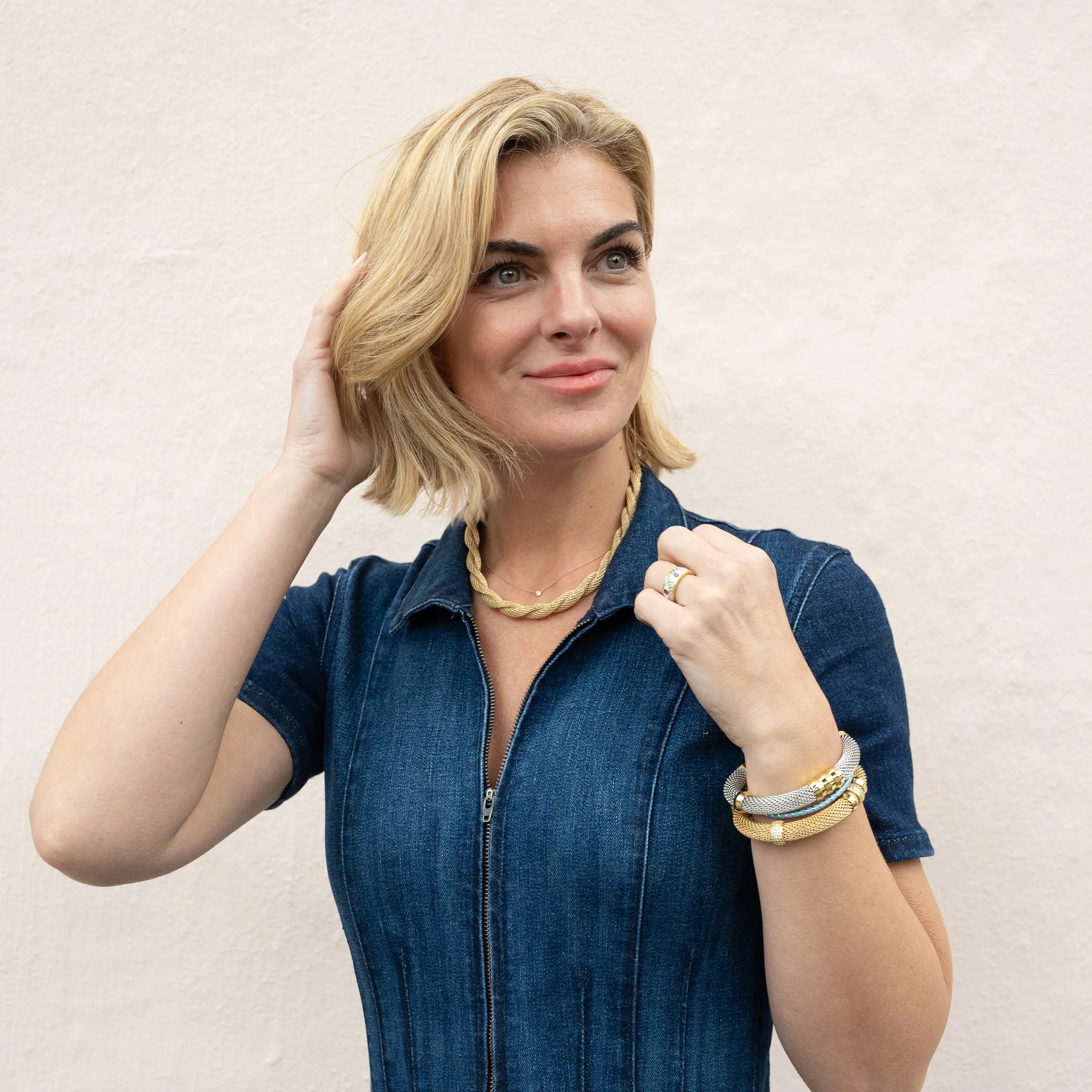 HOLST LEE Twisted Mesh Necklace