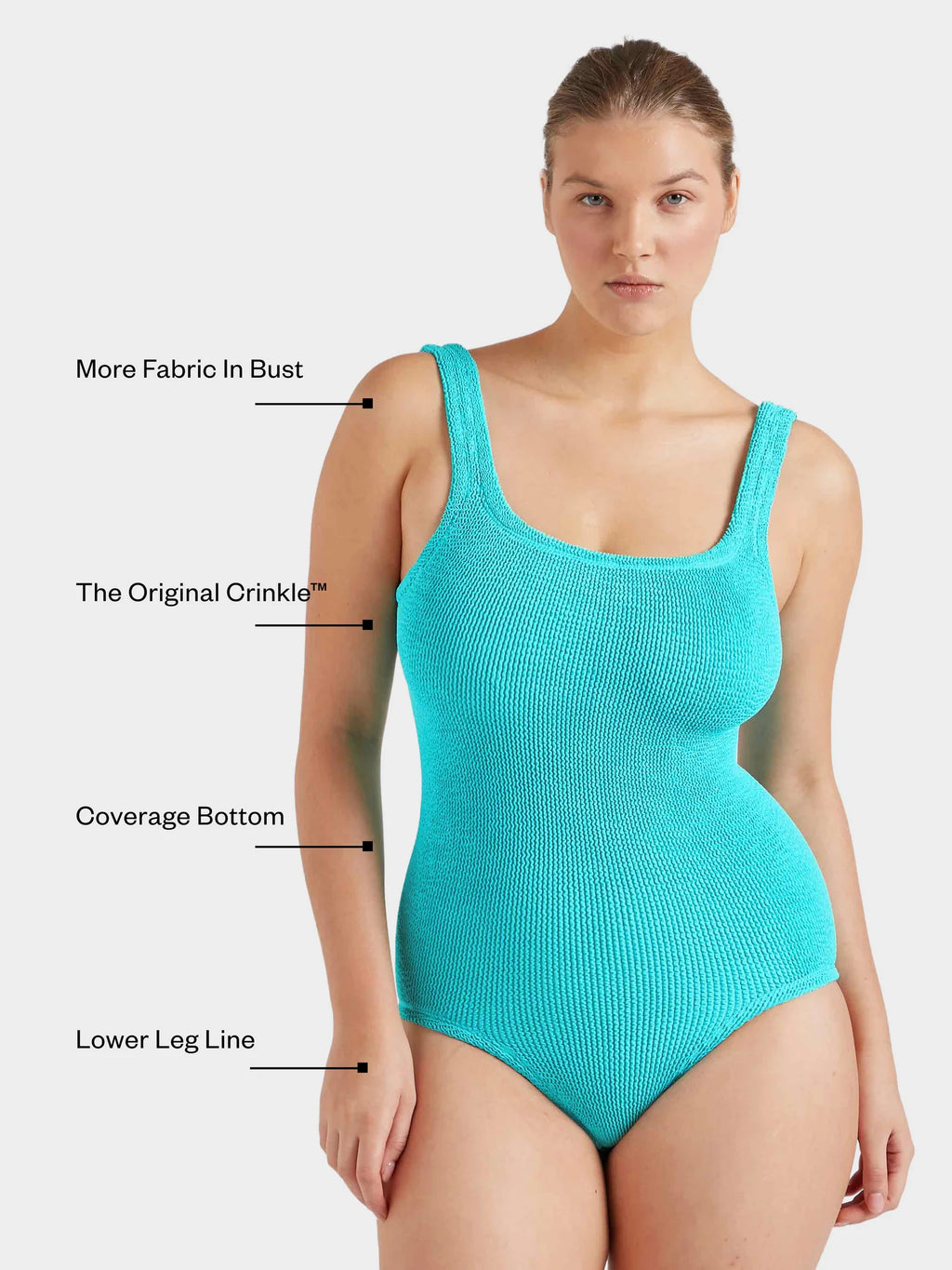 Hunza G Coverage Square Neck Swim