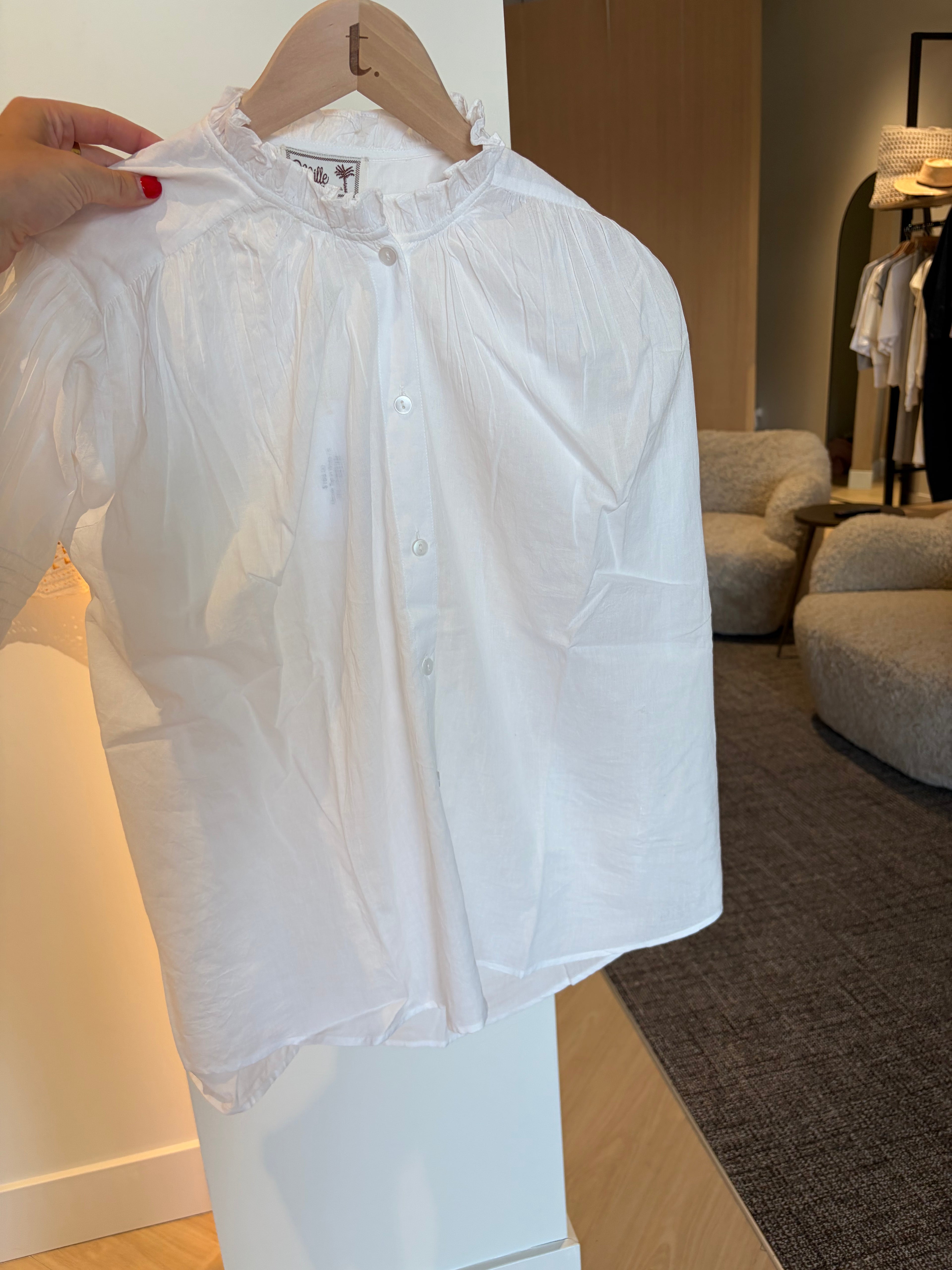 MILLE Marine Top in White