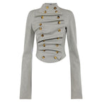 AWAKE MODE Bib-Front Structured Jacket