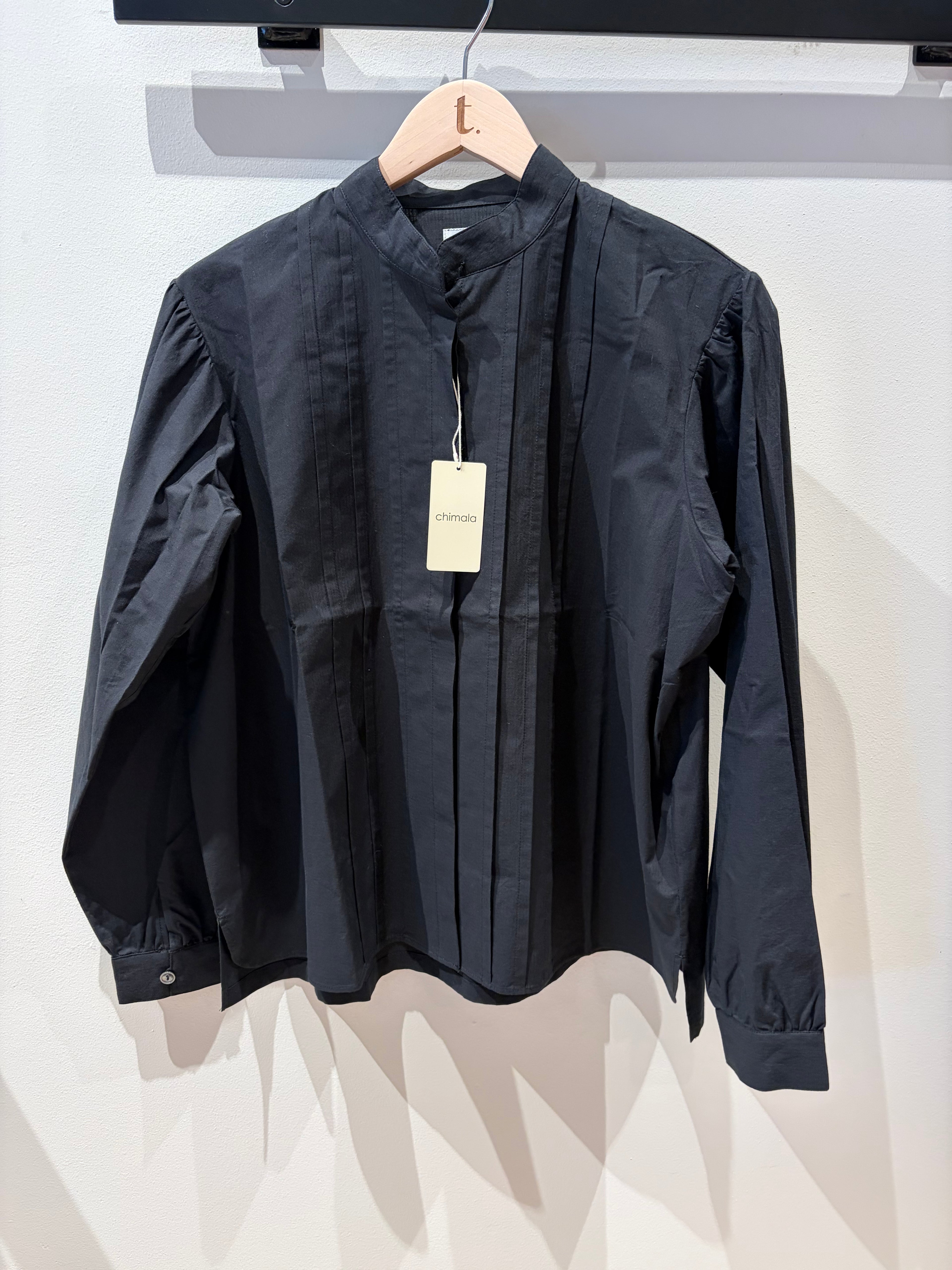 Chimala Tuck Stand Collar Shirt