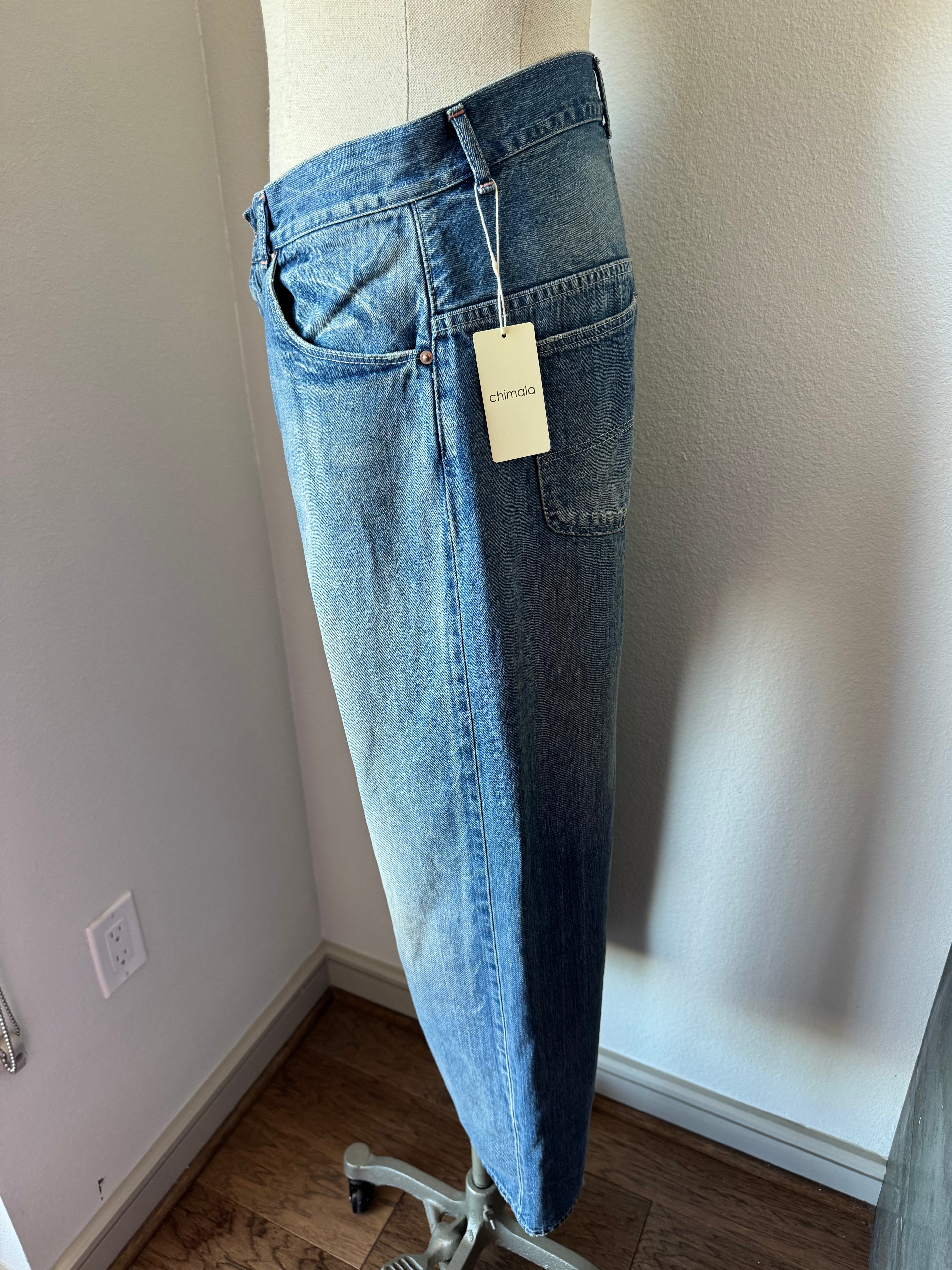Chimala Ranch Denim Pant in Work Light Blue
