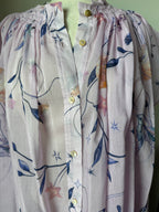 forte_forte Print Voile Sleeveless Shirt