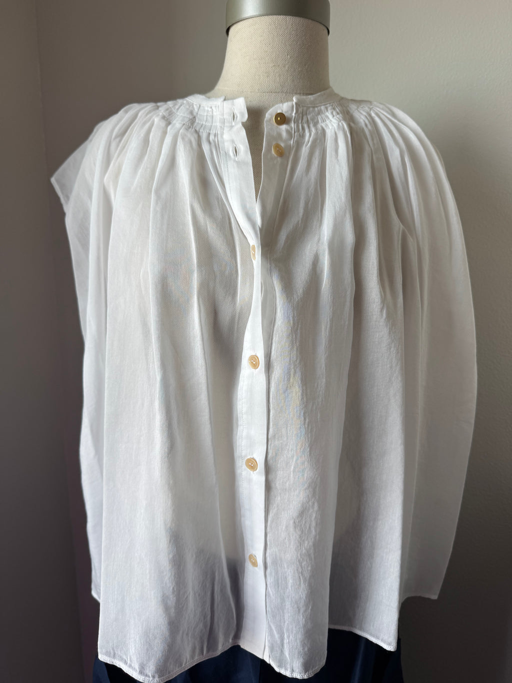 forte_forte Voile Sleeveless Bohemian Shirt