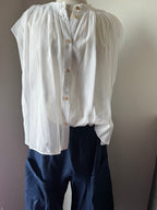 forte_forte Voile Sleeveless Bohemian Shirt